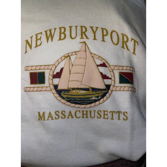 Vintage Newburyport, Massachusetts graphic t-shirt size medium sailboat - Picture 1 of 6